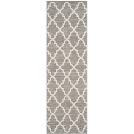 Safavieh 2 ft. 3 in. x 13 ft. Runner Montauk Hand Woven RugGrey & Ivory MTK810A-213